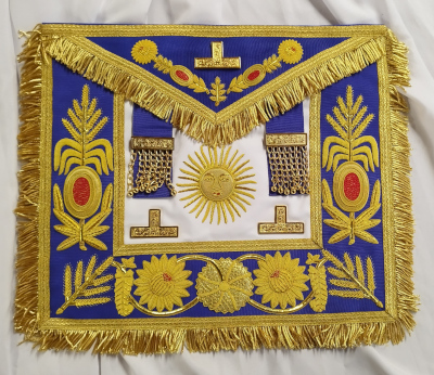(image for) Grand Officers Full Dress Embroidered Apron - Grand Master